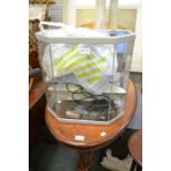 A square back small fish tank