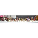 A collection of 21 lead Del Prado historical model knights, warriors etc