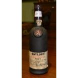 Taylors 10 tear old tawny bottled in Oporto in 1985, vintage Port.