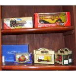 A box of collectors die-cast vehicles, to include Corgi examples