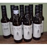 Eight half bottles of La Guita Manzanilla Sanlucar de Barrameda