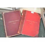 Two volumes of early 20th Century Concert Hall songs sheet music
