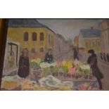 TT 77 - A possible French market scene bears the name I Tauman en-verso