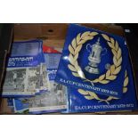 Collectors tokens and printed ephemera to include football programs (up the Blues)
