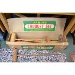 A vintage "Jaques" boxed croquet set