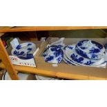 Three boxes of mixed china dinnerware's