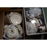 A part John Maddock and sons, Royal Ivory, "Ming" pattern part Dinner service (2 boxes)