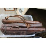 Leg O' Mutton, leather gun cases, and a vintage cleaning kit
