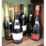 1 x Wine Route Shiraz 1 x Ventisquero Pinot Noir 1 x Mumm Cuvee Napa Sparkling 1x 1999 Ernest & Ju