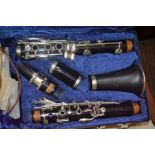 Buffet branded cased clarinet