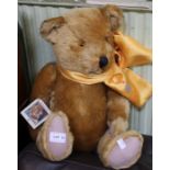 Bertram Bear limited edition mohair teddy 344/500 with original scarf