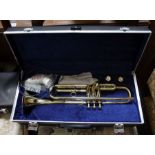 Boosey & Hawkes 400 trumpet in hard shell case