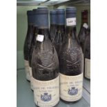 Six bottles Domaine de Villneuve Chateau Neuf du Pap, 1998