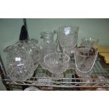 Domestic glasswares the majority jugs