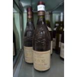 Three bottles of Domaine Font de Michelle Chateau Neuf du Pap, 1999