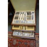 A new and unused cased set of German steel cutlery