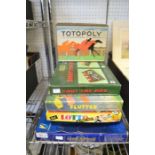 A selection of board games, various to include Totopoly