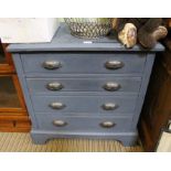 Painted chest of drawers