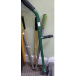 Three lawn tools