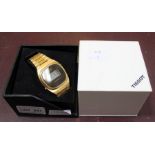 "Tissot" retro four function digital watch in original box. As new condition, new batteries