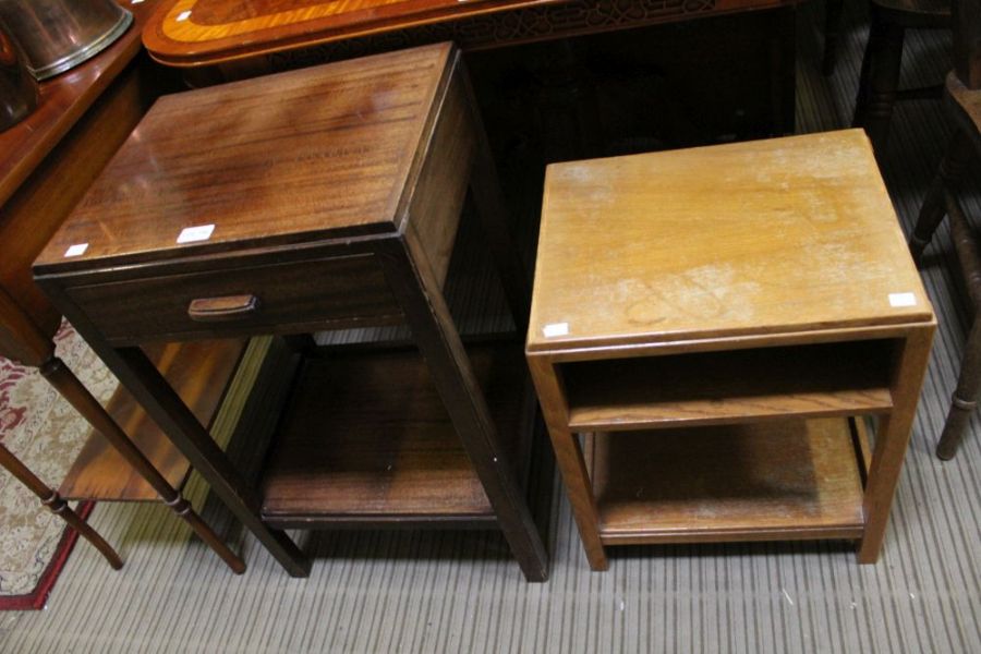 Two early 20th century side tables