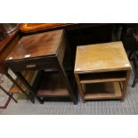 Two early 20th century side tables