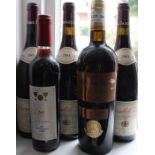 Three bottles of Parallele "45" 2001, together with two other red wines