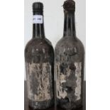 Two bottles of Warres 1960 port