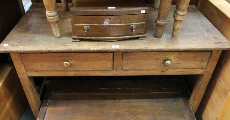 A 1930's corner drinks cabinet flanked by open shelves - Image 2 of 2