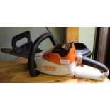 A Stihl NSA 120C battery chainsaw - sold as seen