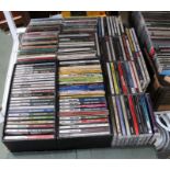 A box containing a large selection of CD's from the Felix Dennis estate