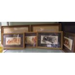 Glazed and framed Cash's silks including limited editions (13)