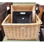 One large and two smaller baskets etc