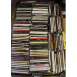 A box containing a large selection of CD's from the Felix Dennis estate