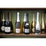 Sparkling Cava, Prosecco, various, 10 bottles