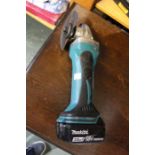 Makita battery powered angle grinder (Sold As Seen)