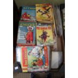 Selection collectors Annuals and comics - Kansas Kid, Davey Crocket, Kid Carson etc