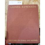 "Sketches in Stable and Kennel" Lionel Edwards - Collectors' edition signed no 61/110 copies only