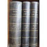 The Town Crier Birmingham 1861-1881 Bound in Half Leather 3 volumes