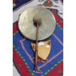 Wall mounting Gong with beater