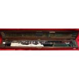 A Rudall, Carte & Co. Ltd, cased wooden flute, cased