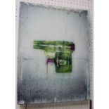 A modern canvas graphic of a Wet Water Pistol