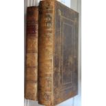 The Lusiad Epic Poem Mickle 1776 leather bound together with 1890 reprint