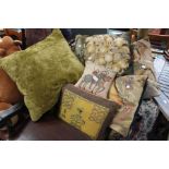 Seven Tapestry Cushions