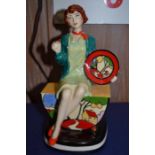 Peggy Davies limited edition porcelain figure 'Clarice Cliff - The Artisan'