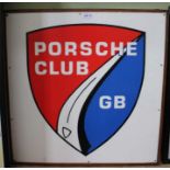 Porsche Club GB mounted club sign