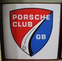 Porsche Club GB mounted club sign