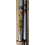 Four assorted fly rods supplied by JL Vaughan of Warwick