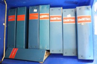 Thoroughbred & Classic Cars Magazines15 yea, rly volumes in publishers binders 1970s /80s in 2 Bigwo