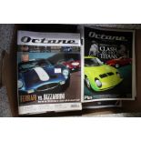 A quantity of OCTANE motoring magazines from the early 2000s